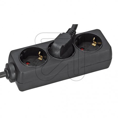 Steckdosenleiste 3 m, 6x Schutzkontaktbuchse, Kindersicherung