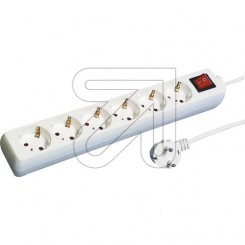 Steckdosenleiste 6-fach mit Schalter 3 m