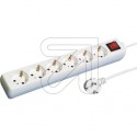 Steckdosenleiste 6-fach mit Schalter 3 m