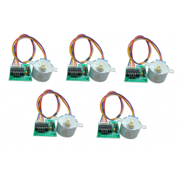 5x Schrittmotor 28BYJ48...