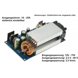 Setp-Down Konverter 12–75V...