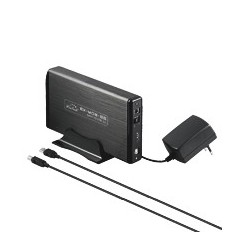 USB 2.0, Gehäuse 8,89cm (3,5"), schwarz, für SATA HDD