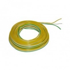 Kupferlitze Kunststoff isoliert 3 x 0,14 mm² 5 m Ring Trix gelb/weiß/grün