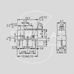 MS11 Sub-Miniatur-Microschalter 125 V/AC 3 A
