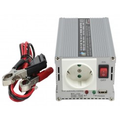 Wechselrichter + USB-Port 24V 230V 300W