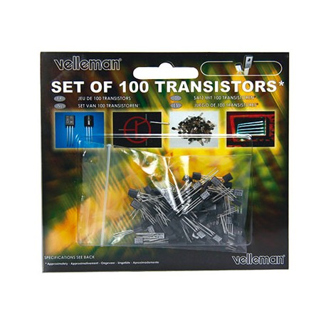 Transistoren-Set K/TRANS1, 100 teilig von Velleman 